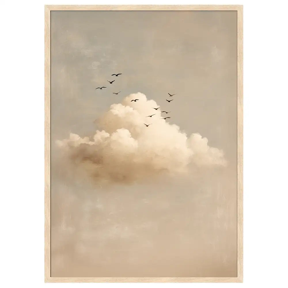 Cuadros minimalistas de paisajes | Tonos cálidos