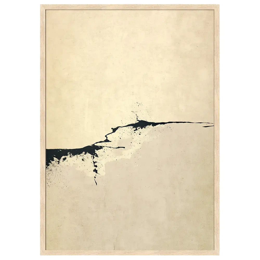 Cuadro de arte minimalista | Tinta japonesa