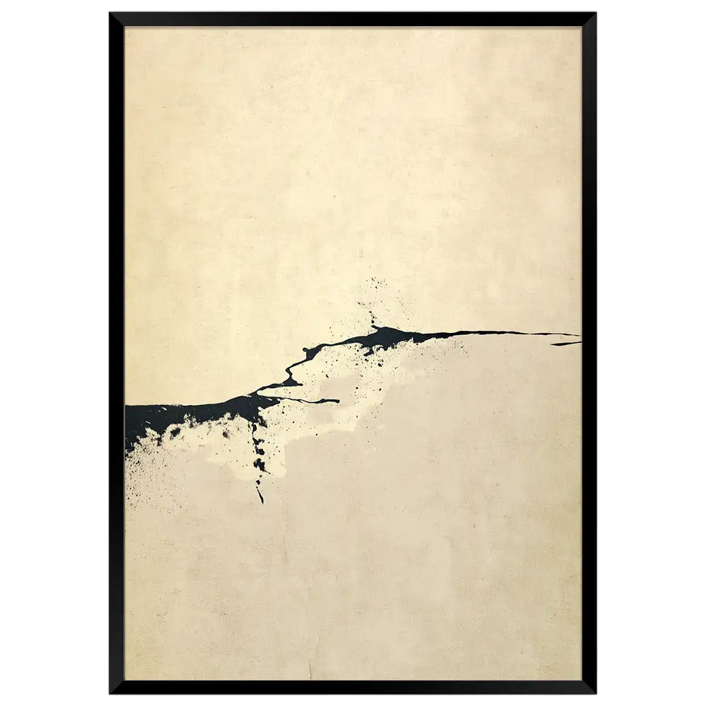 Cuadro de arte minimalista | Tinta japonesa