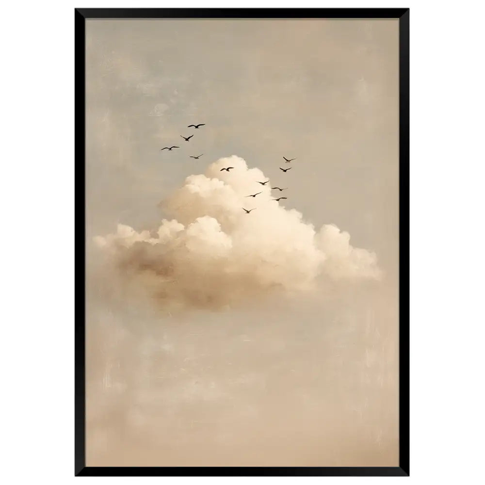 Cuadros minimalistas de paisajes | Tonos cálidos