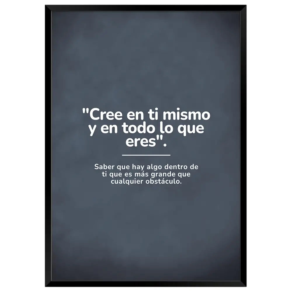 Cuadro personalizado con frase | Minimalista y único