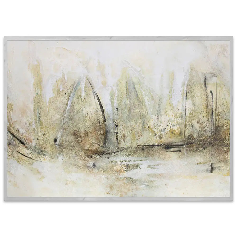 Cuadro abstracto pintado a mano en acrílico | Arte moderno