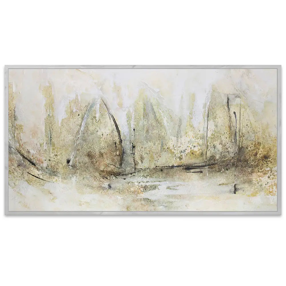 Cuadro abstracto pintado a mano en acrílico | Arte moderno