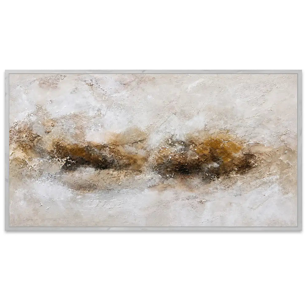 Cuadro abstracto elegante pintado a mano