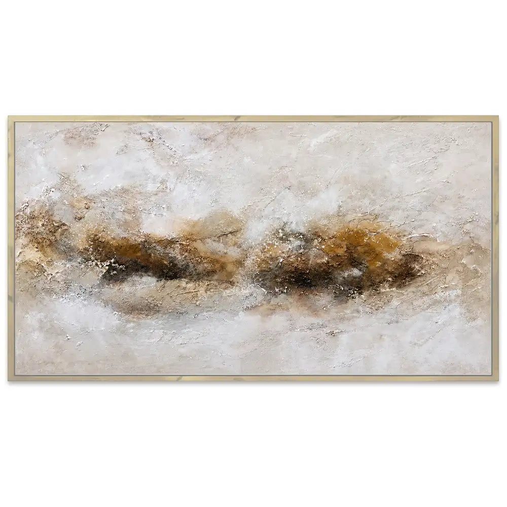 Cuadro abstracto elegante pintado a mano
