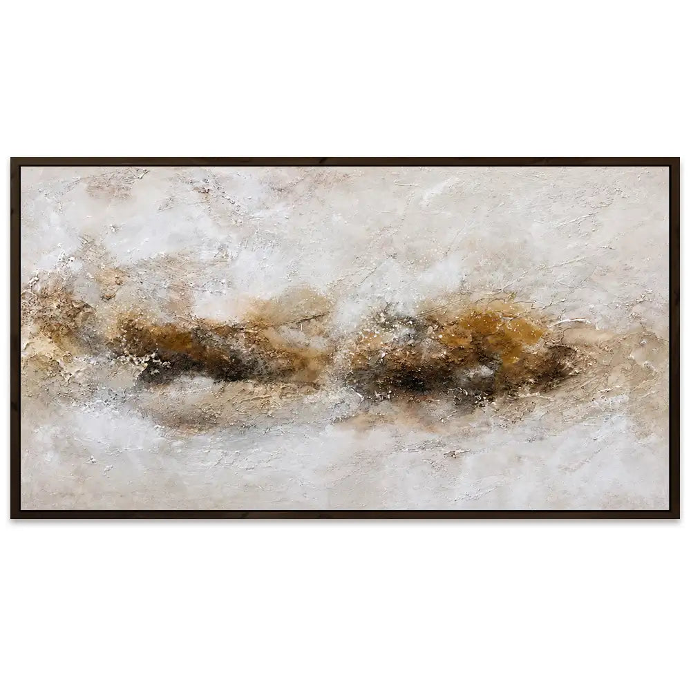 Cuadro abstracto elegante pintado a mano