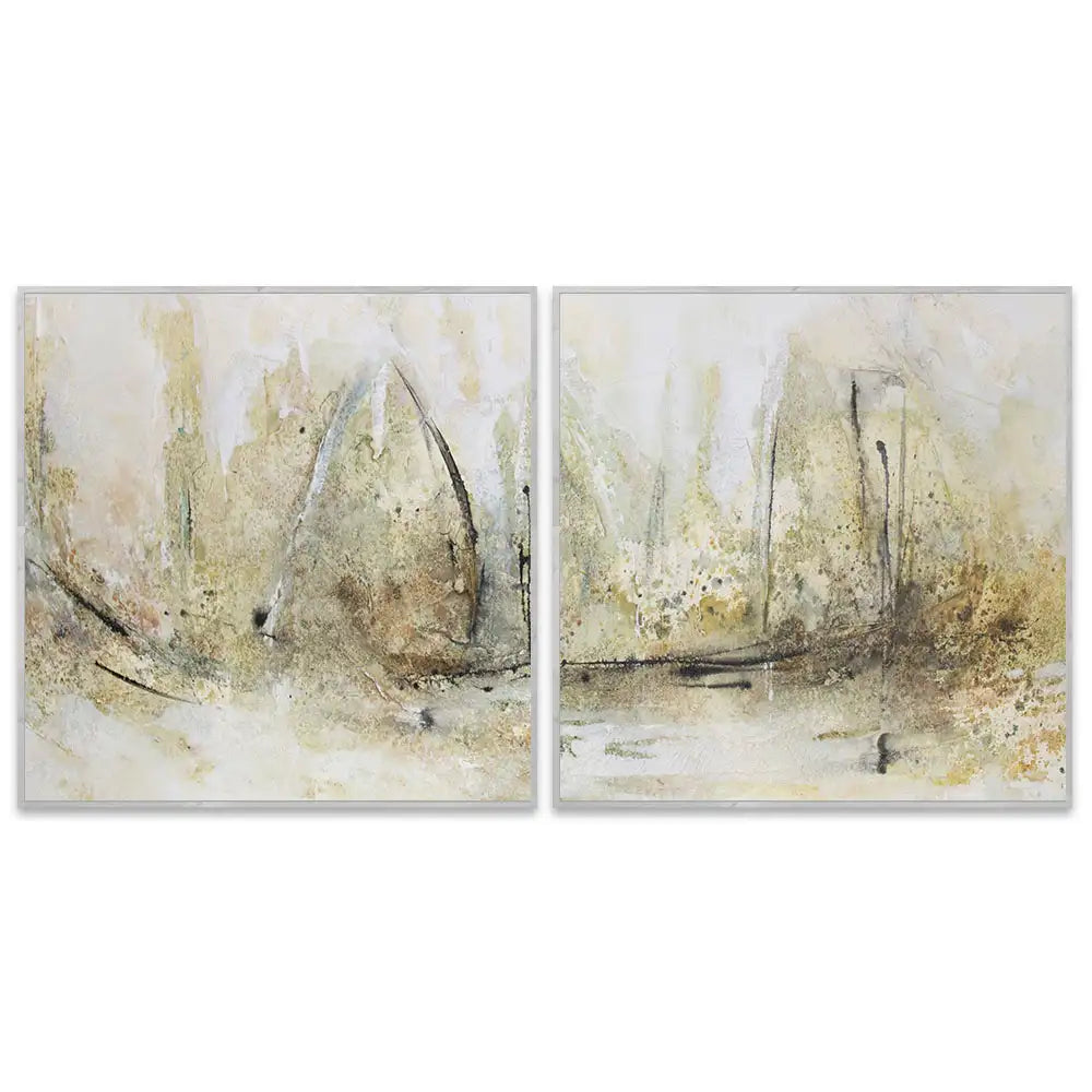 Cuadro abstracto pintado a mano en acrílico | Arte moderno