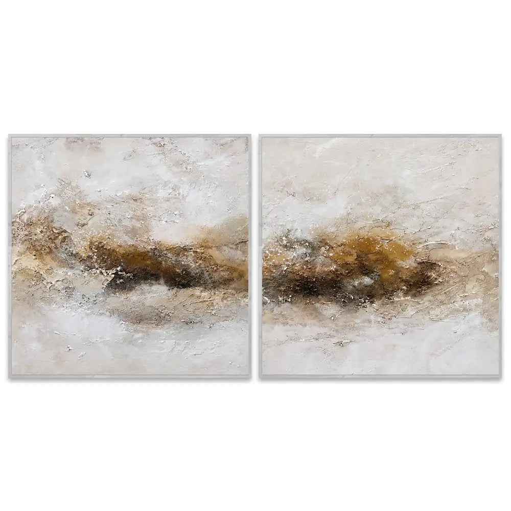 Cuadro abstracto elegante pintado a mano