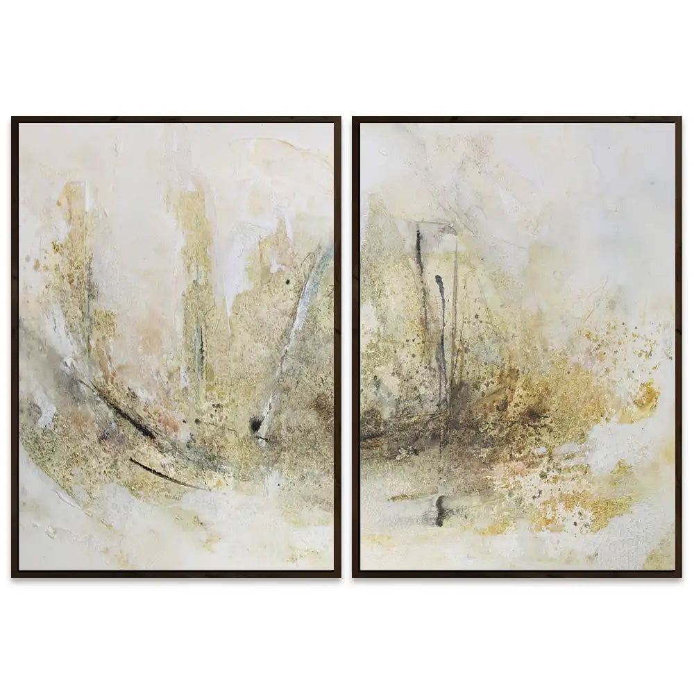 Cuadro abstracto pintado a mano en acrílico | Arte moderno