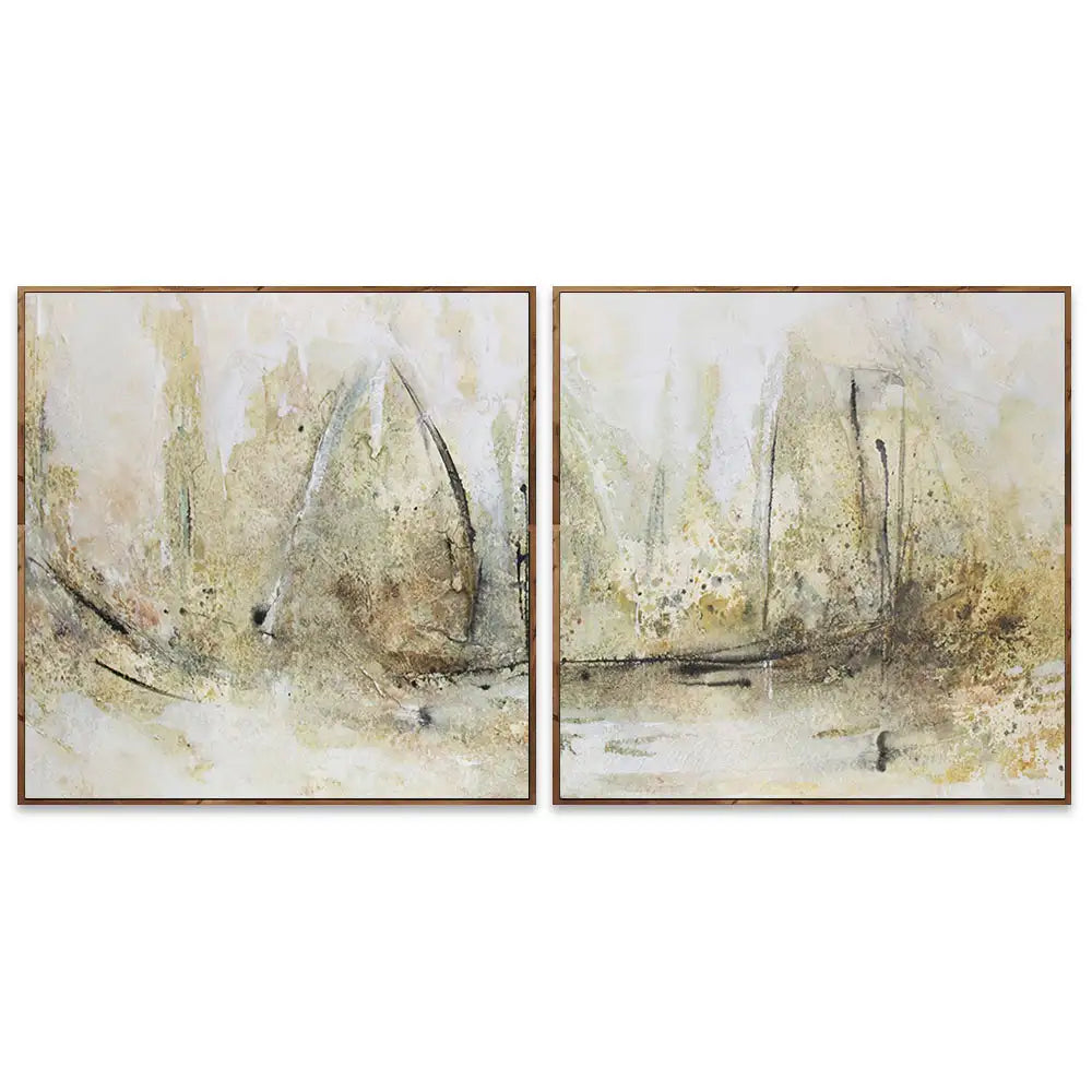Cuadro abstracto pintado a mano en acrílico | Arte moderno