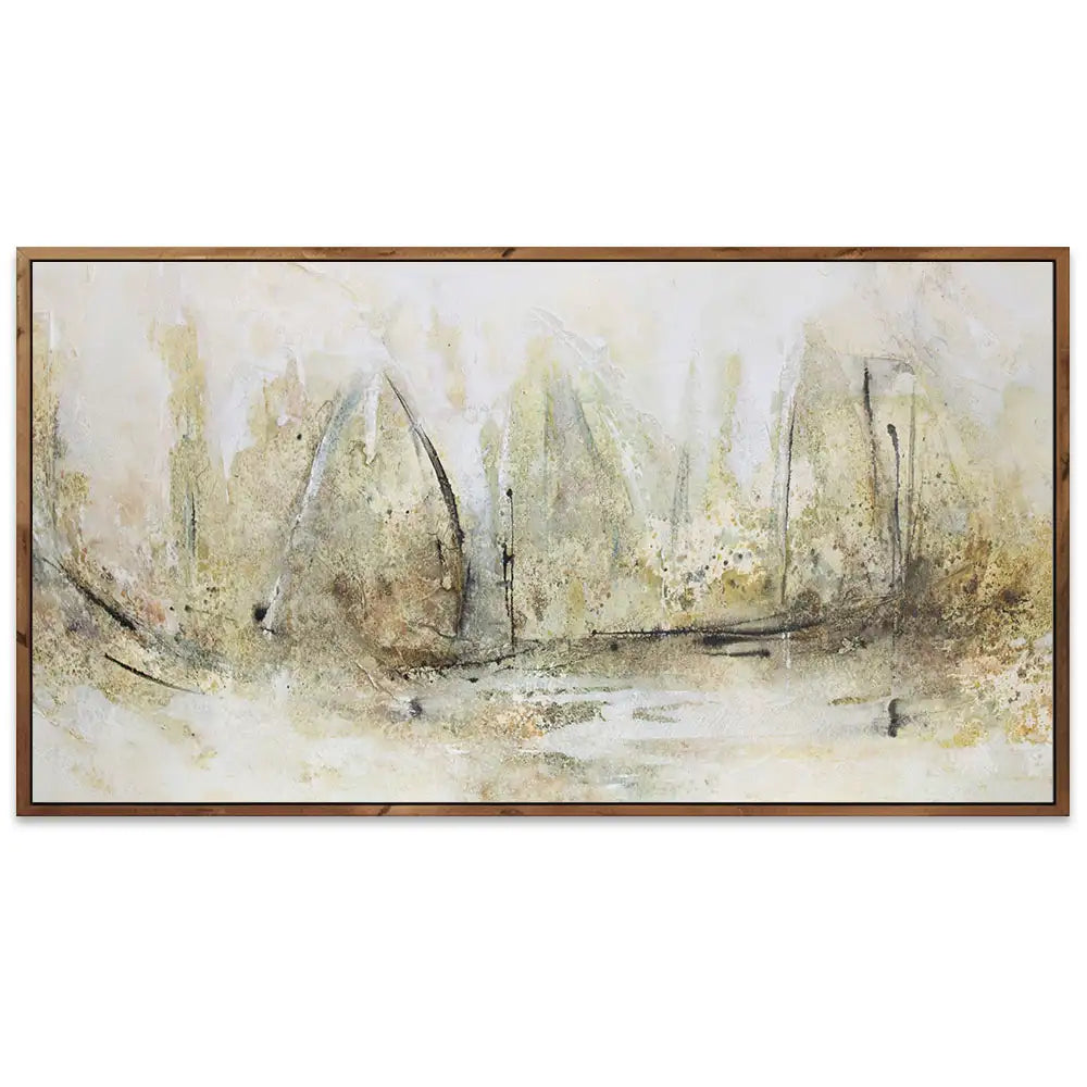 Cuadro abstracto pintado a mano en acrílico | Arte moderno