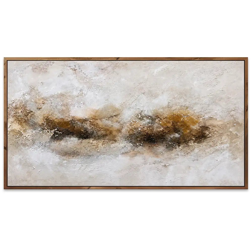 Cuadro abstracto elegante pintado a mano