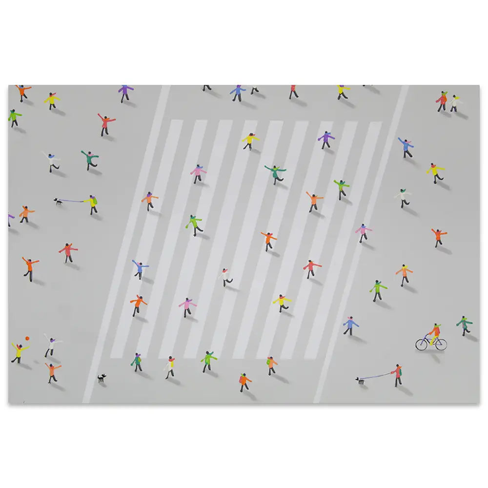 Cuadro persona en movimiento | Pintura abstracta y moderna