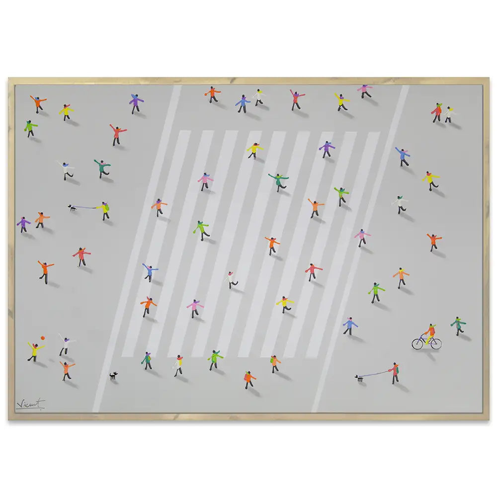 Cuadro persona en movimiento | Pintura abstracta y moderna