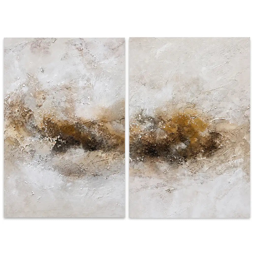 Cuadro abstracto elegante pintado a mano