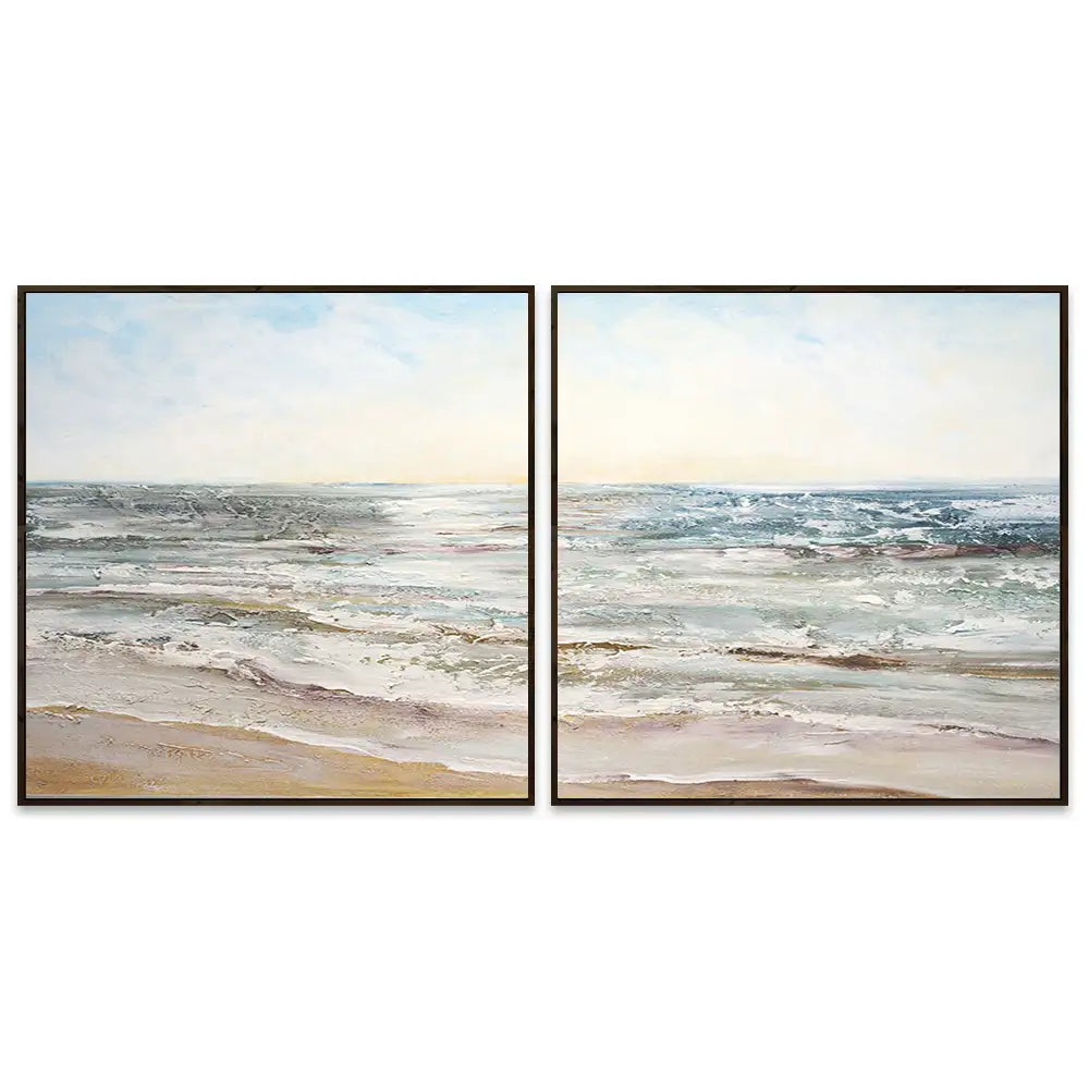 Cuadros de playas con relieve que cambia con la Luz