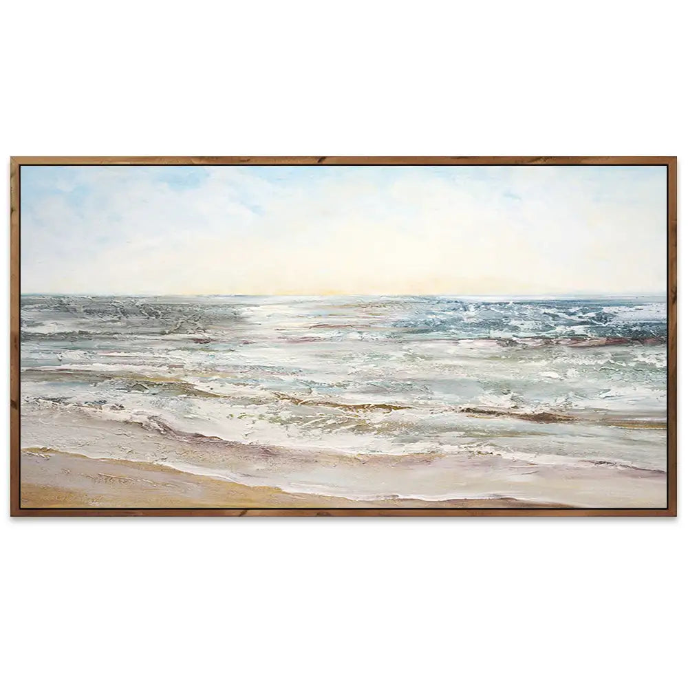 Cuadros de playas con relieve que cambia con la Luz