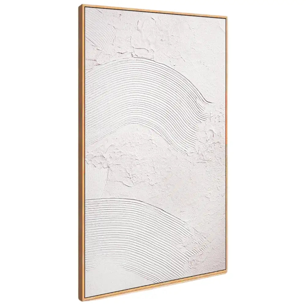 Cuadro en relieve con marco de madera