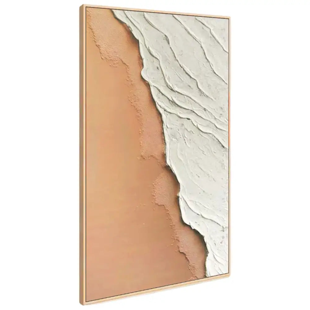 Cuadro en relieve con marco de madera