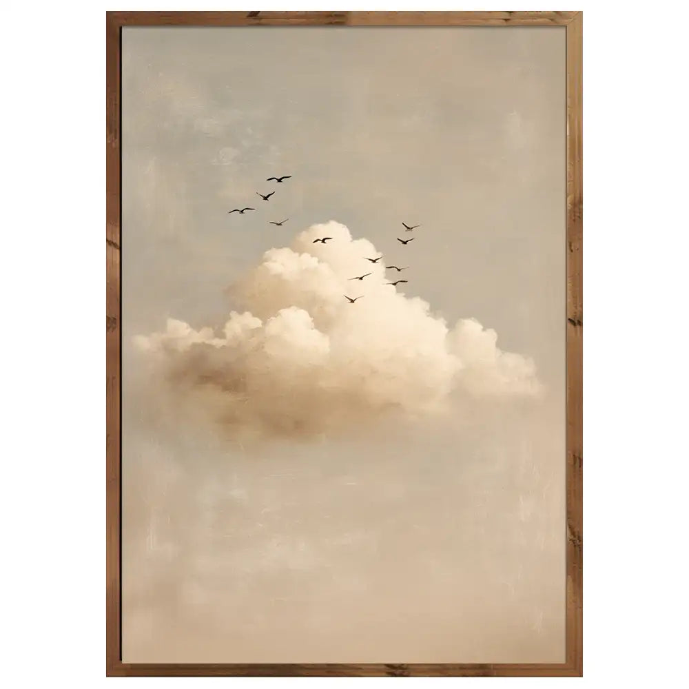 Cuadros minimalistas de paisajes | Tonos cálidos