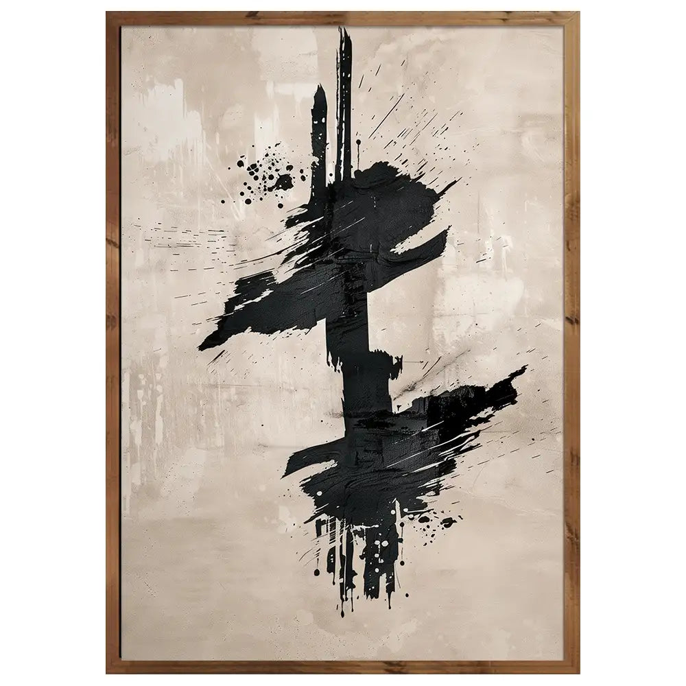 Cuadros japandi blanco y negro | Estilo Minimalista