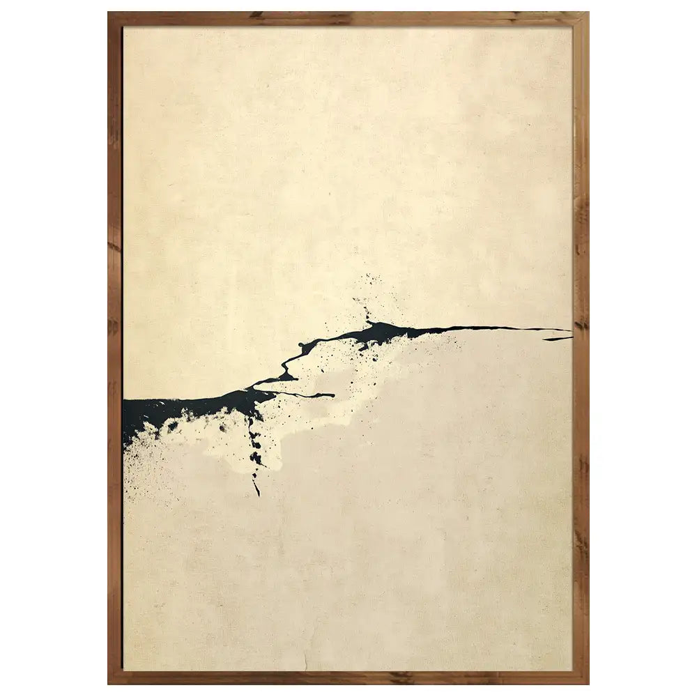 Cuadro de arte minimalista | Tinta japonesa