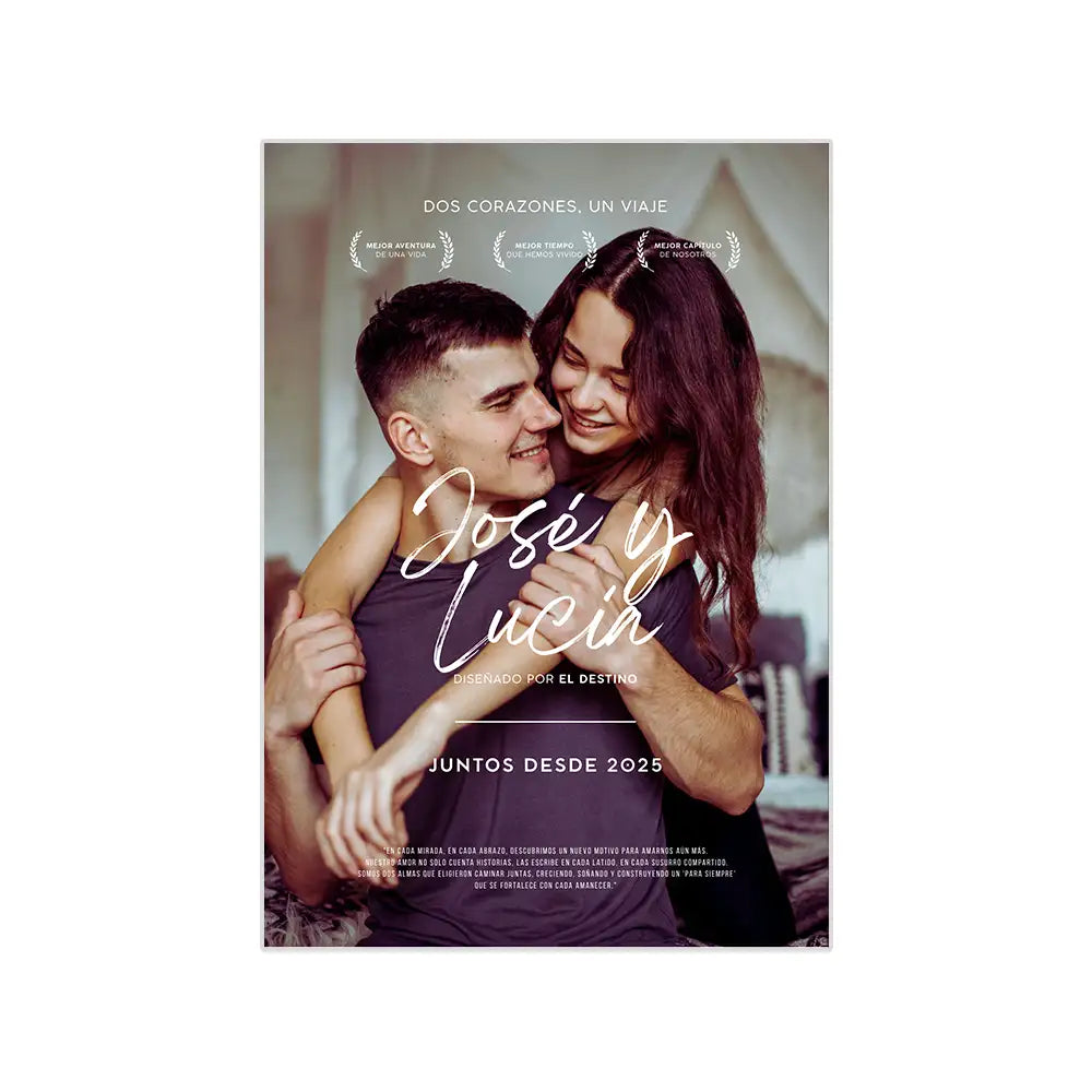 Cuadro personalizado para pareja con foto