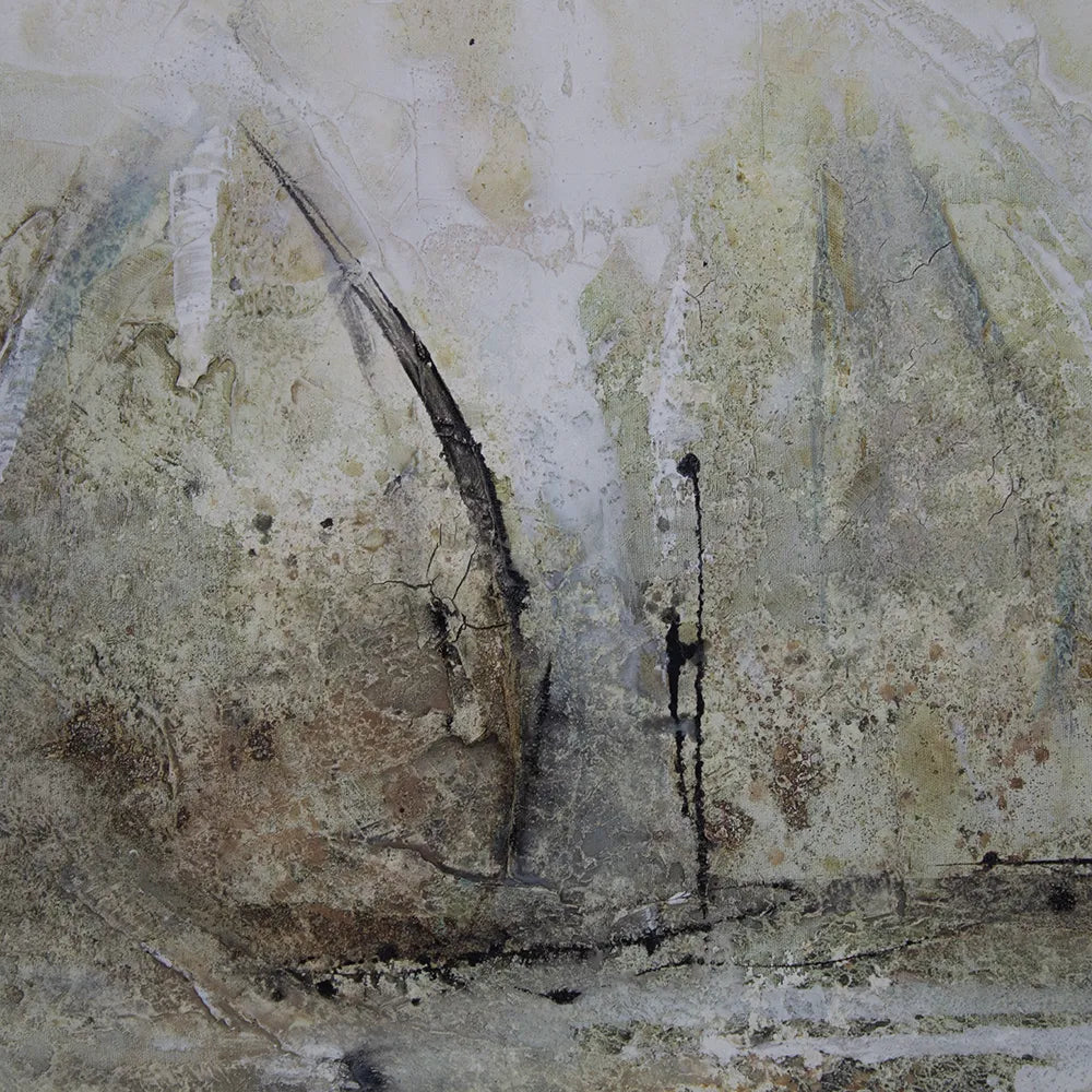 Cuadro abstracto pintado a mano en acrílico | Arte moderno