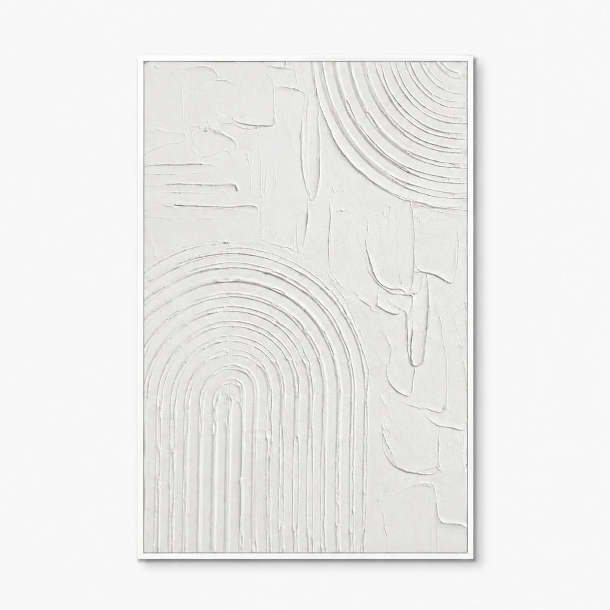 Textura cercana del relieve en cuadros de yeso