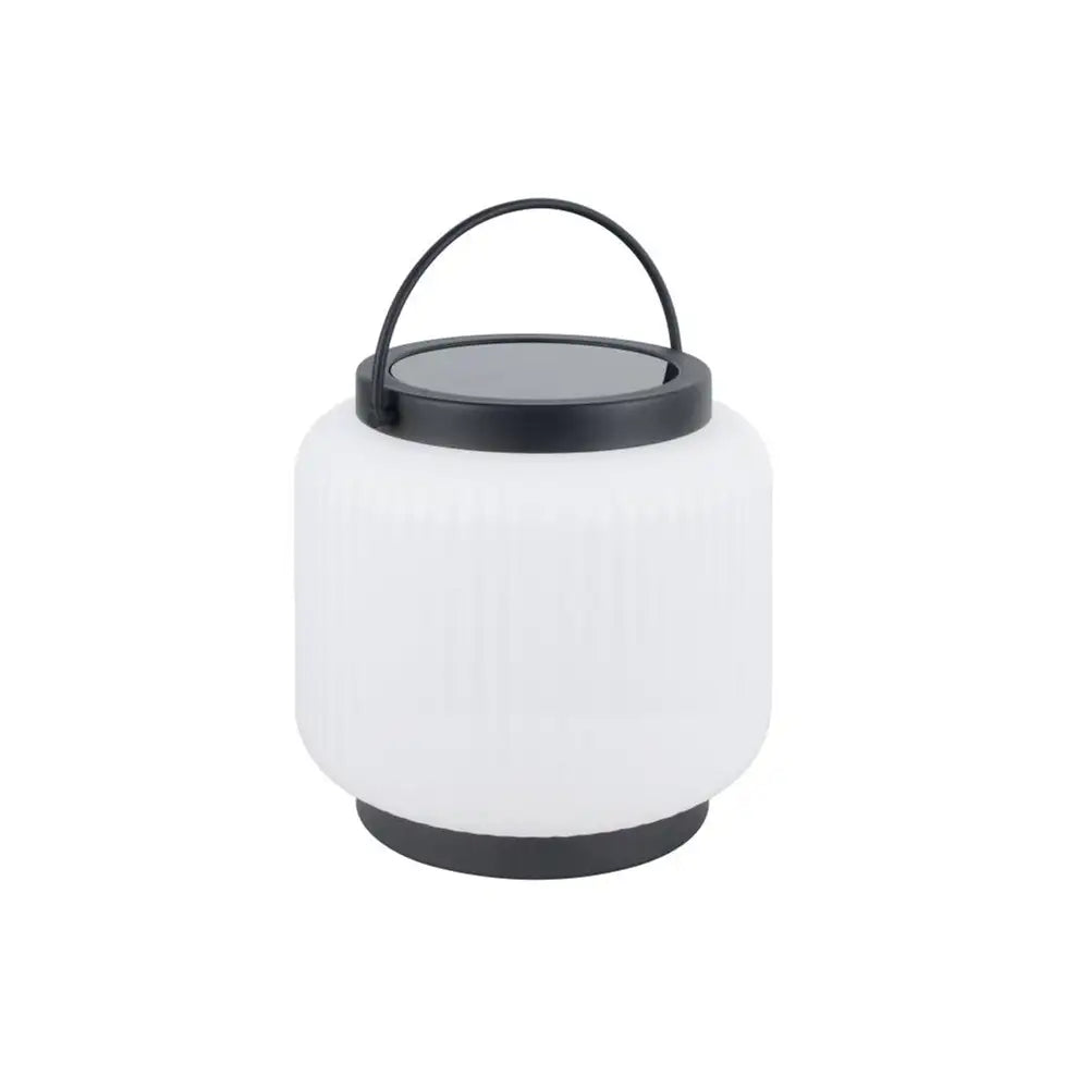 Lámpara de mesa exterior negra recargable LED Portátil