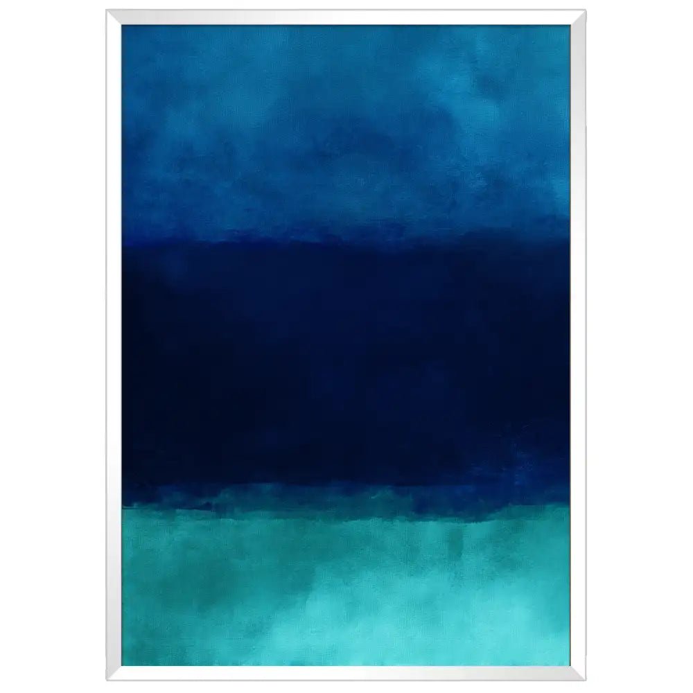 Cuadro abstracto azul | Tonos profundos - DekoArte
