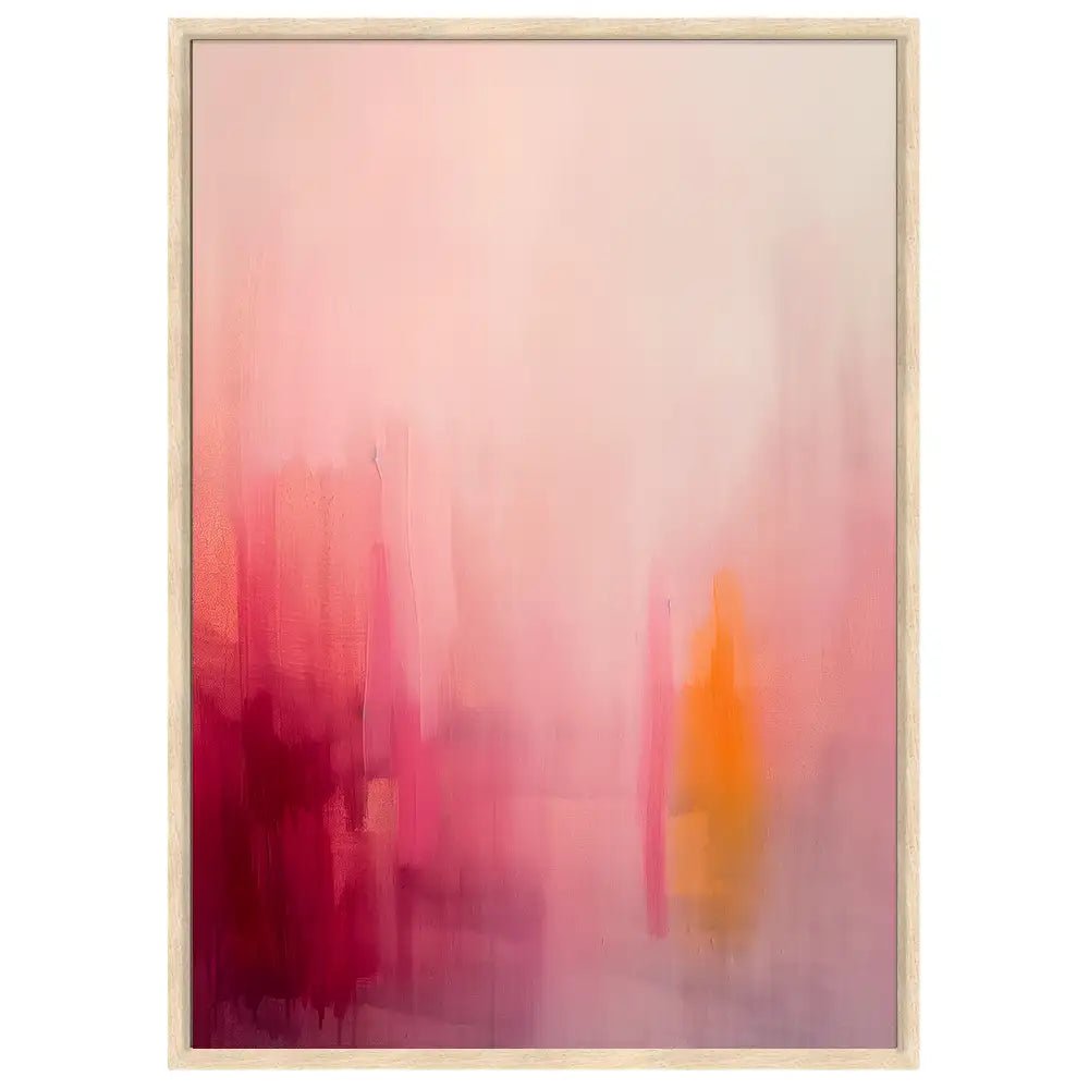 Cuadro abstracto con tonos intensos y emoción contenida - DekoArte