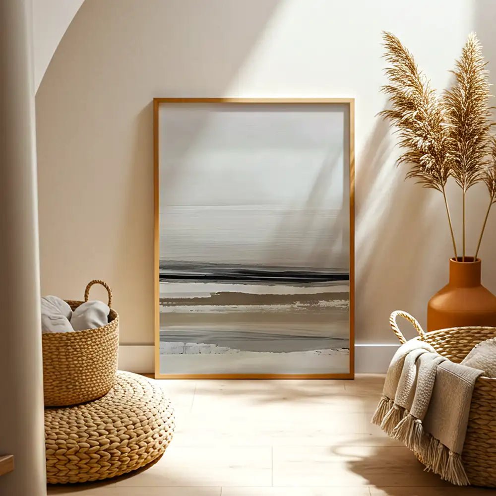 Cuadro abstracto del horizonte | Estilo Abstracto - DekoArte