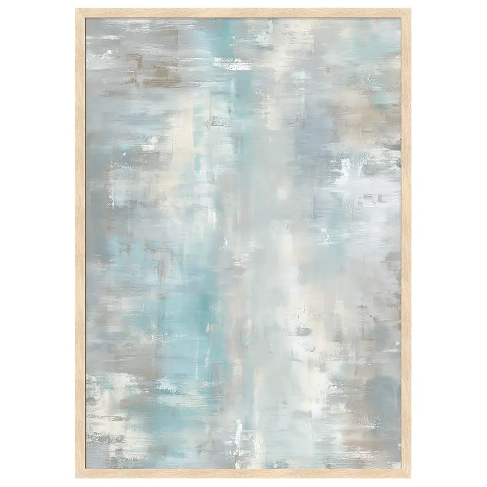 Cuadro abstracto en tonos suaves | Brisa visual y equilibrio - DekoArte