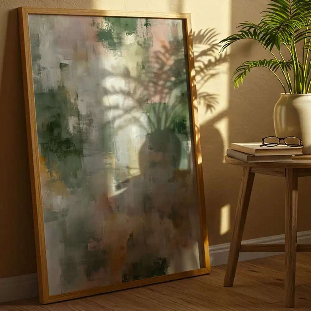 Cuadro abstracto estilo orgánico | Inspiración vegetal - DekoArte