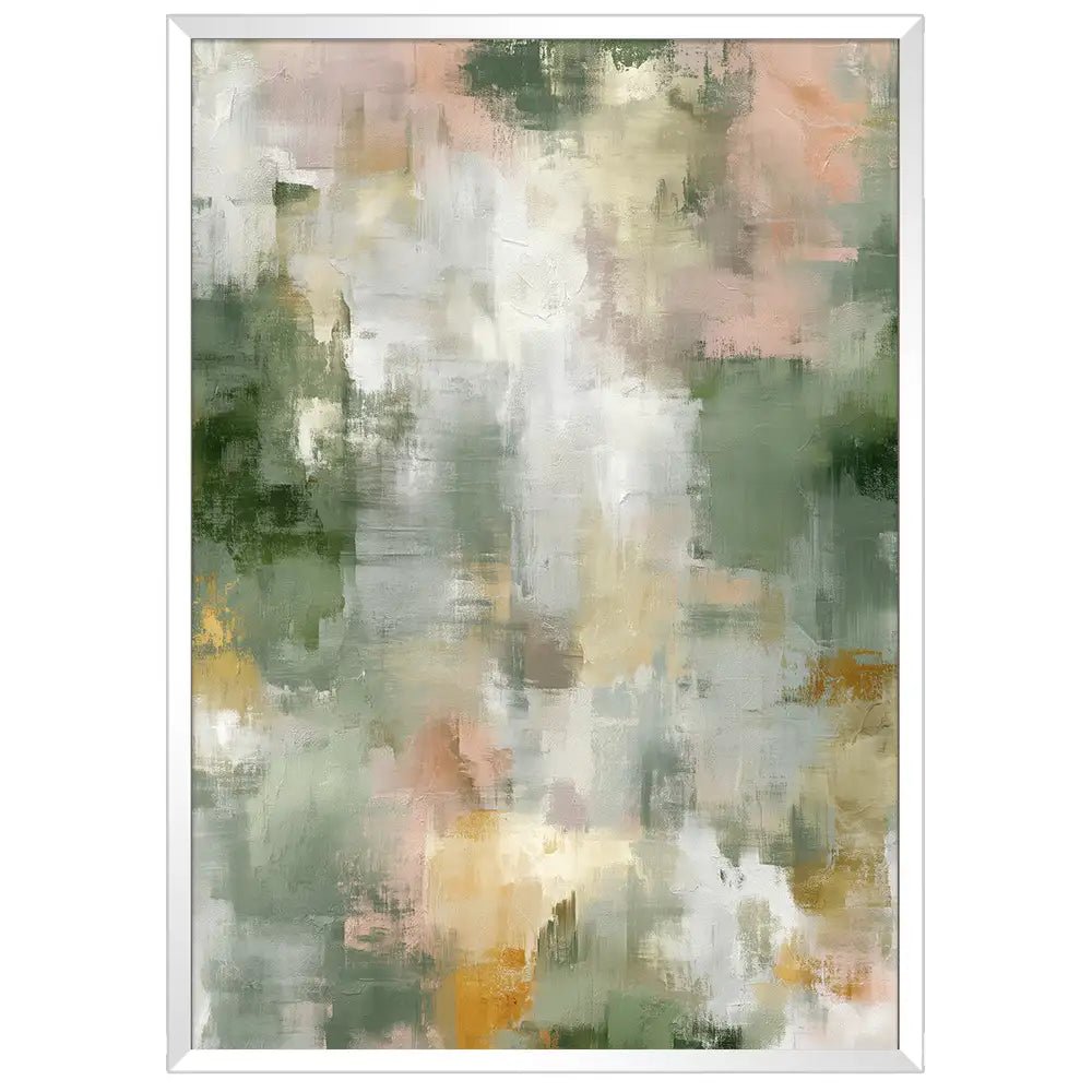 Cuadro abstracto estilo orgánico | Inspiración vegetal - DekoArte