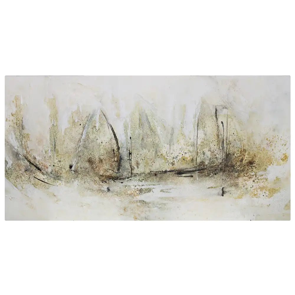 Cuadro abstracto pintado a mano en acrílico | Arte moderno - DekoArte