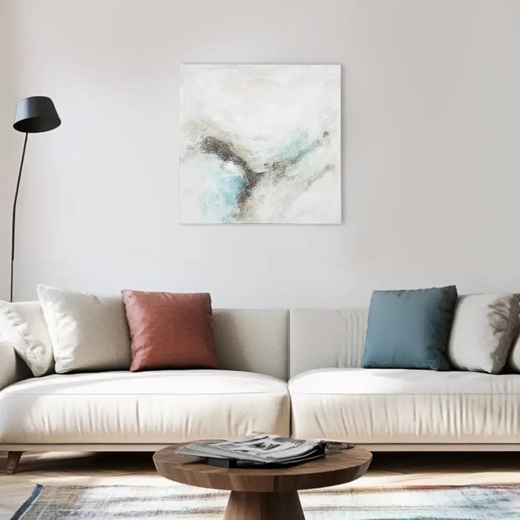 Cuadro acrílico original pintado a mano con textura natural - DekoArte