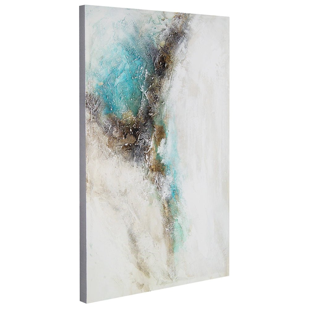 Cuadro acrílico original pintado a mano con textura natural - DekoArte