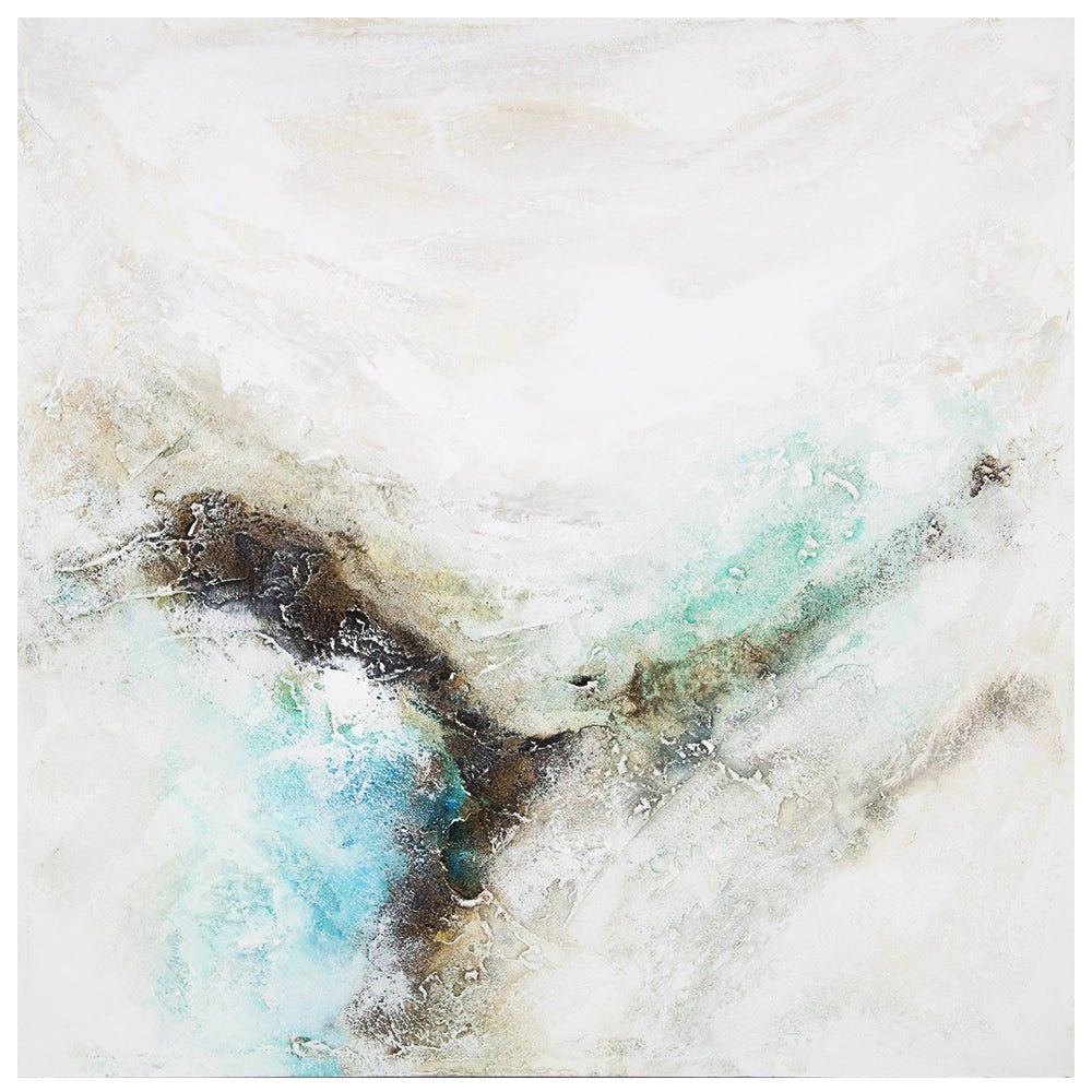 Cuadro acrílico original pintado a mano con textura natural - DekoArte