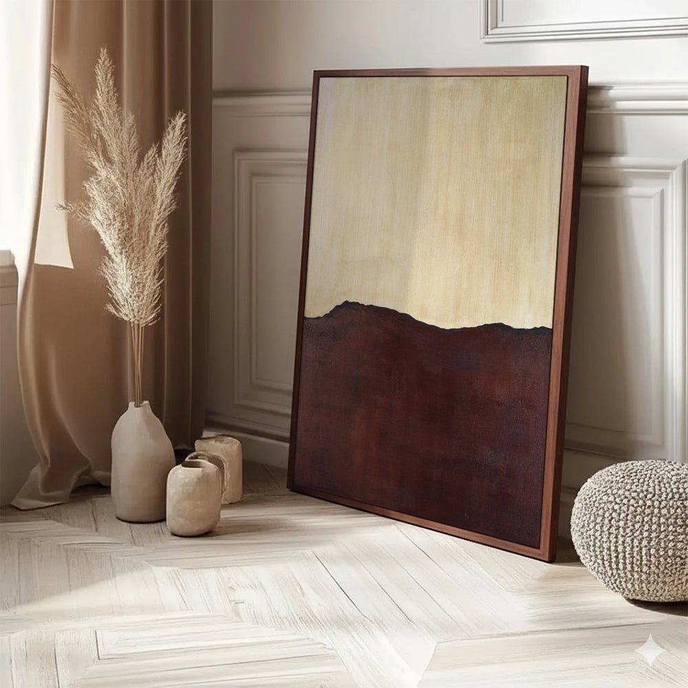 Cuadro con Colores Cálidos | Pintado a mano - DekoArte