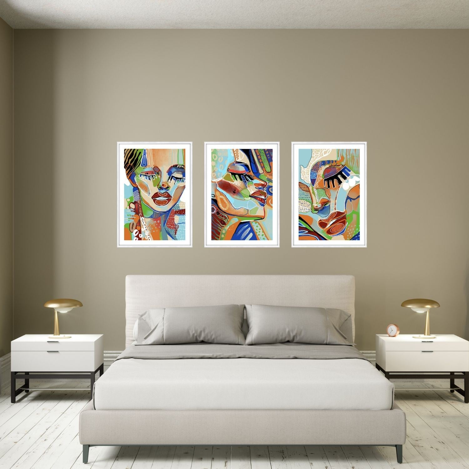 Cuadro con marco blanco - DekoArte