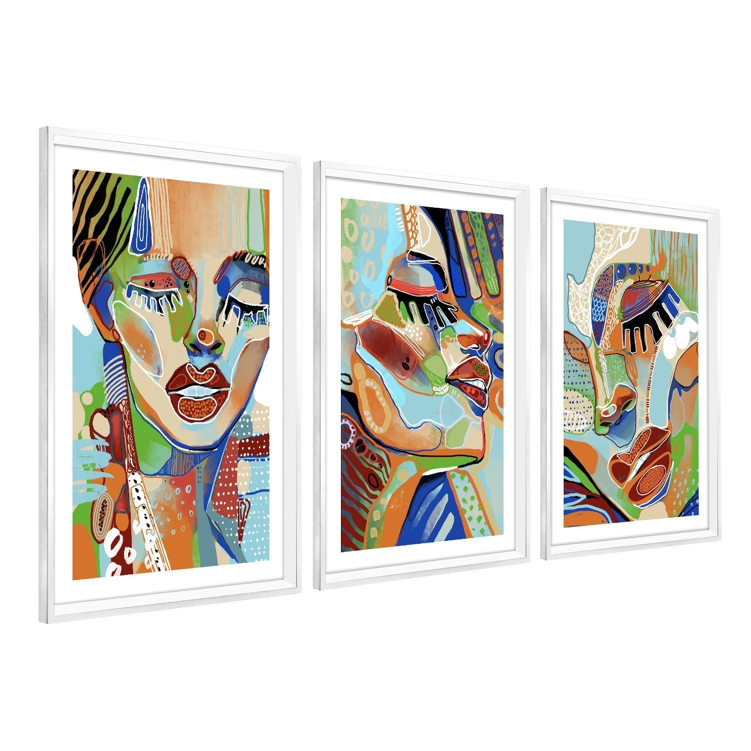 Cuadro con marco blanco - DekoArte