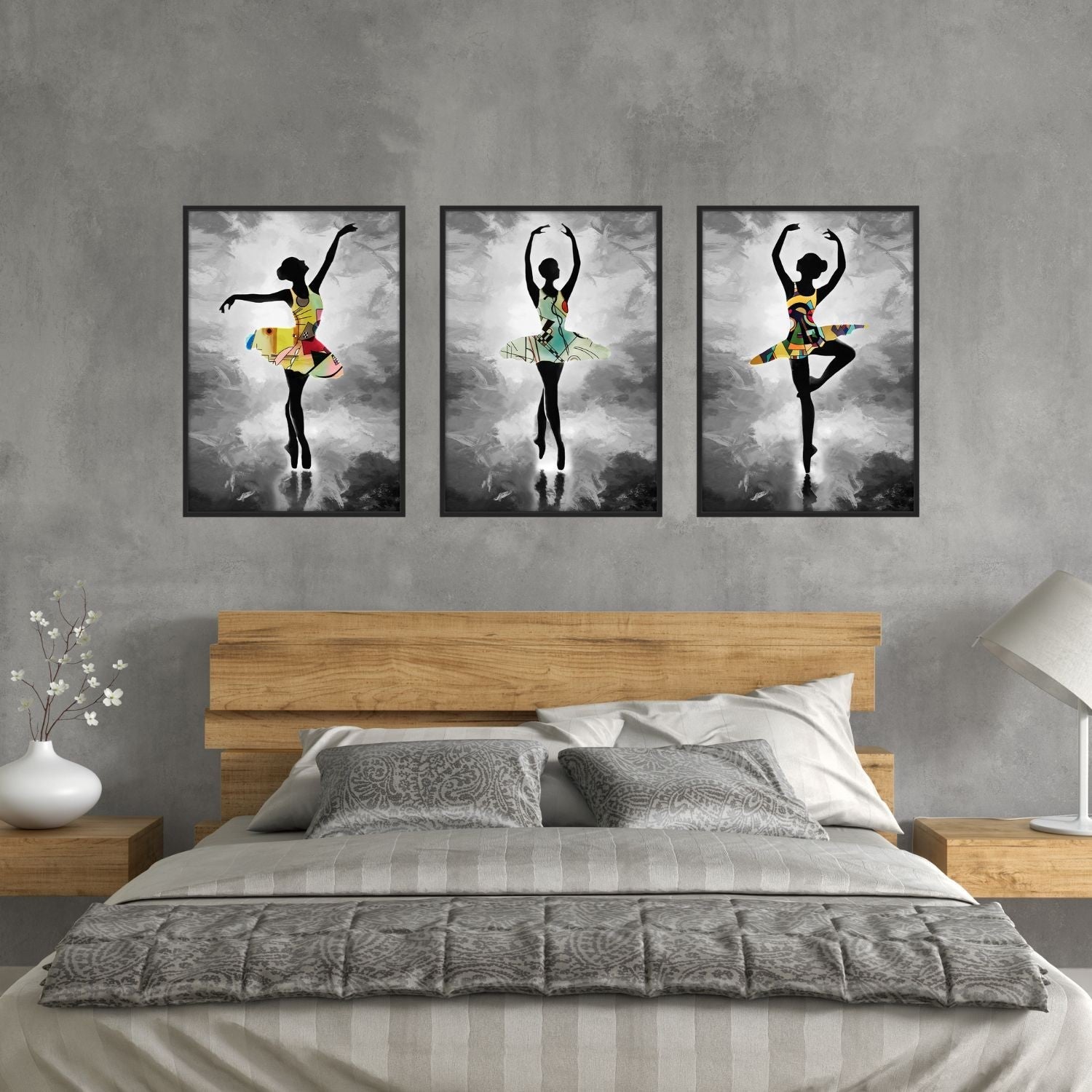 Cuadro con marco negro - DekoArte