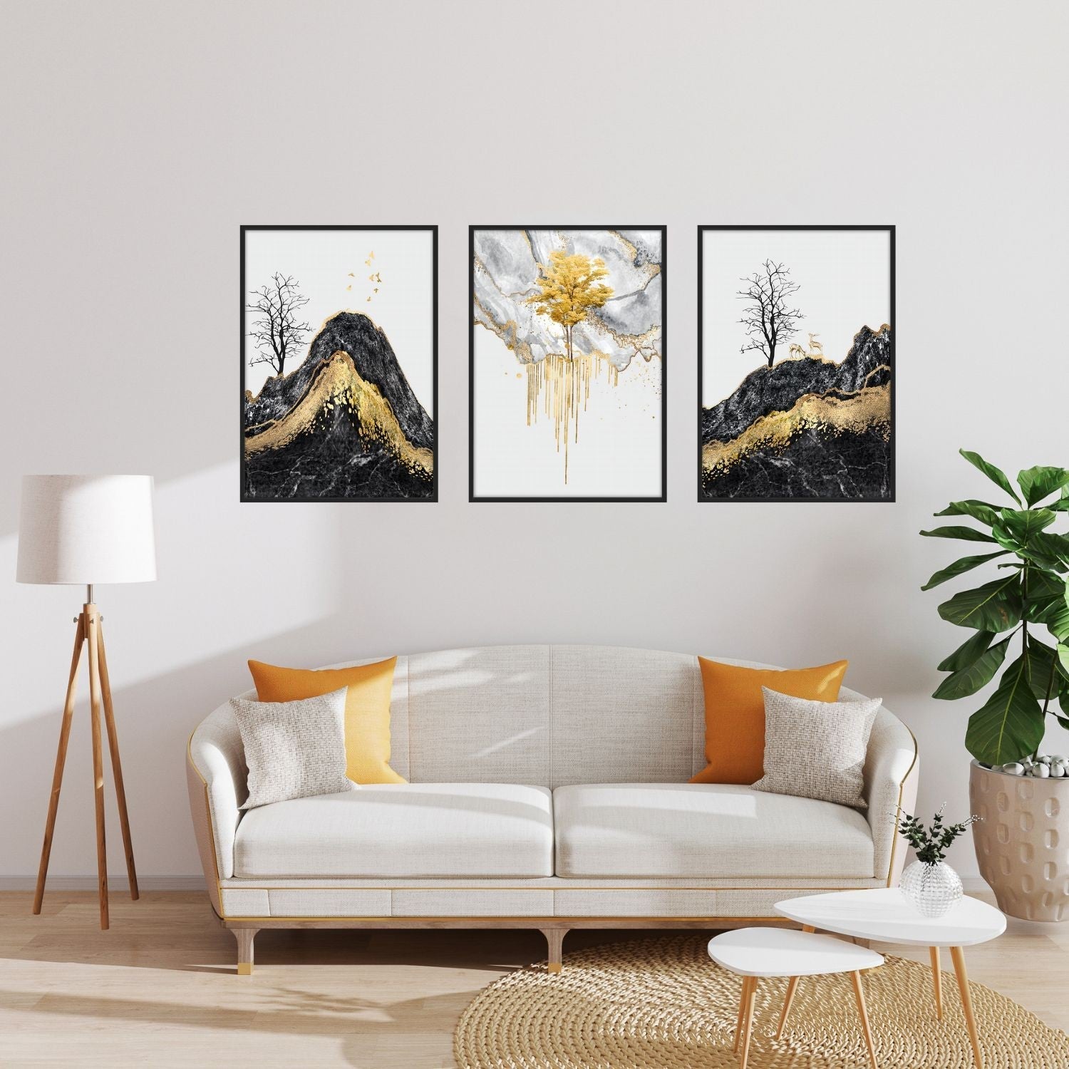 Cuadro con marco negro - DekoArte