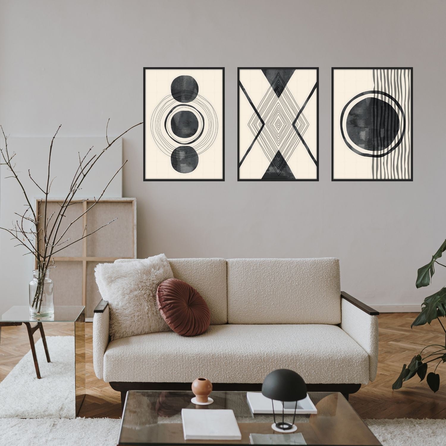 Cuadro con marco negro - DekoArte