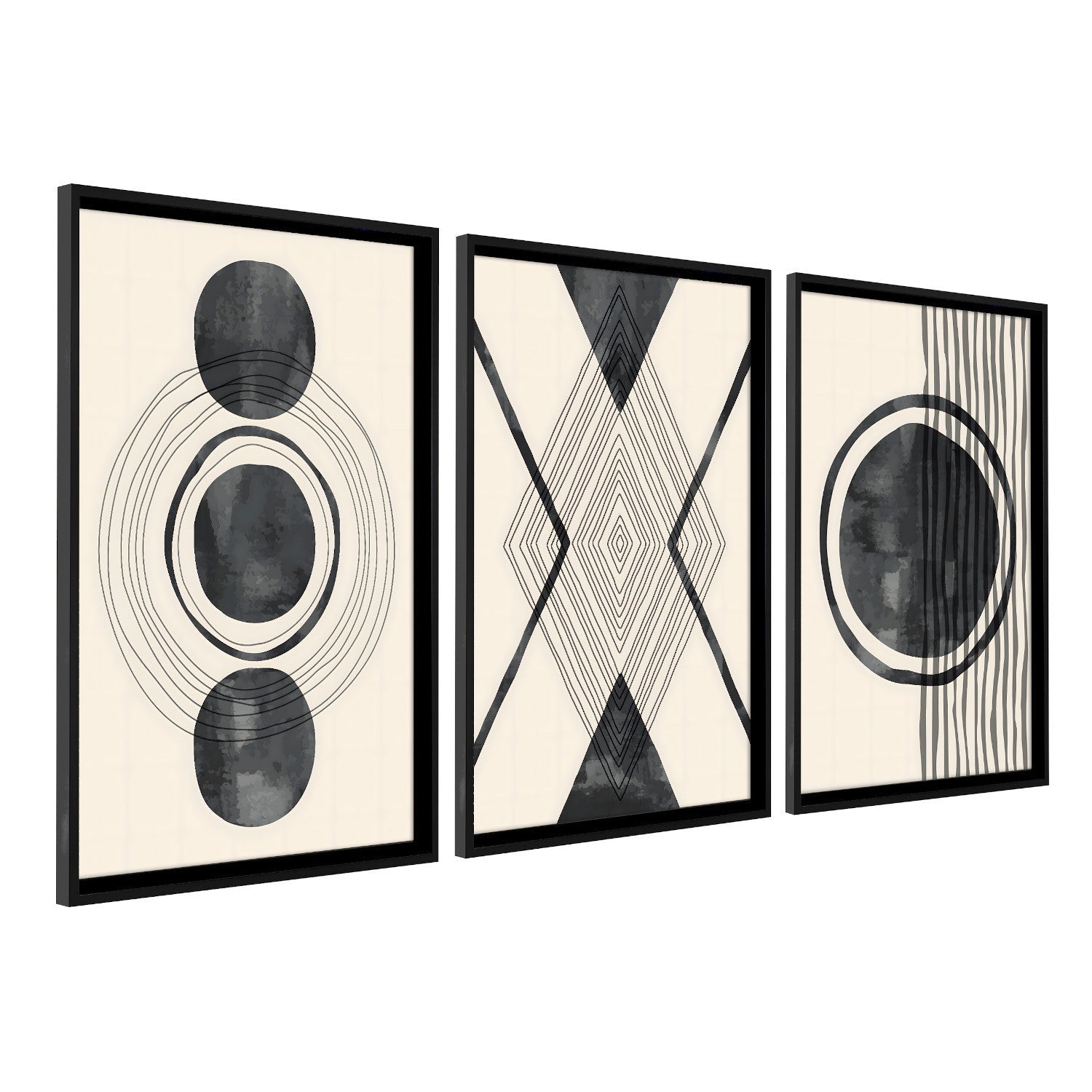 Cuadro con marco negro - DekoArte