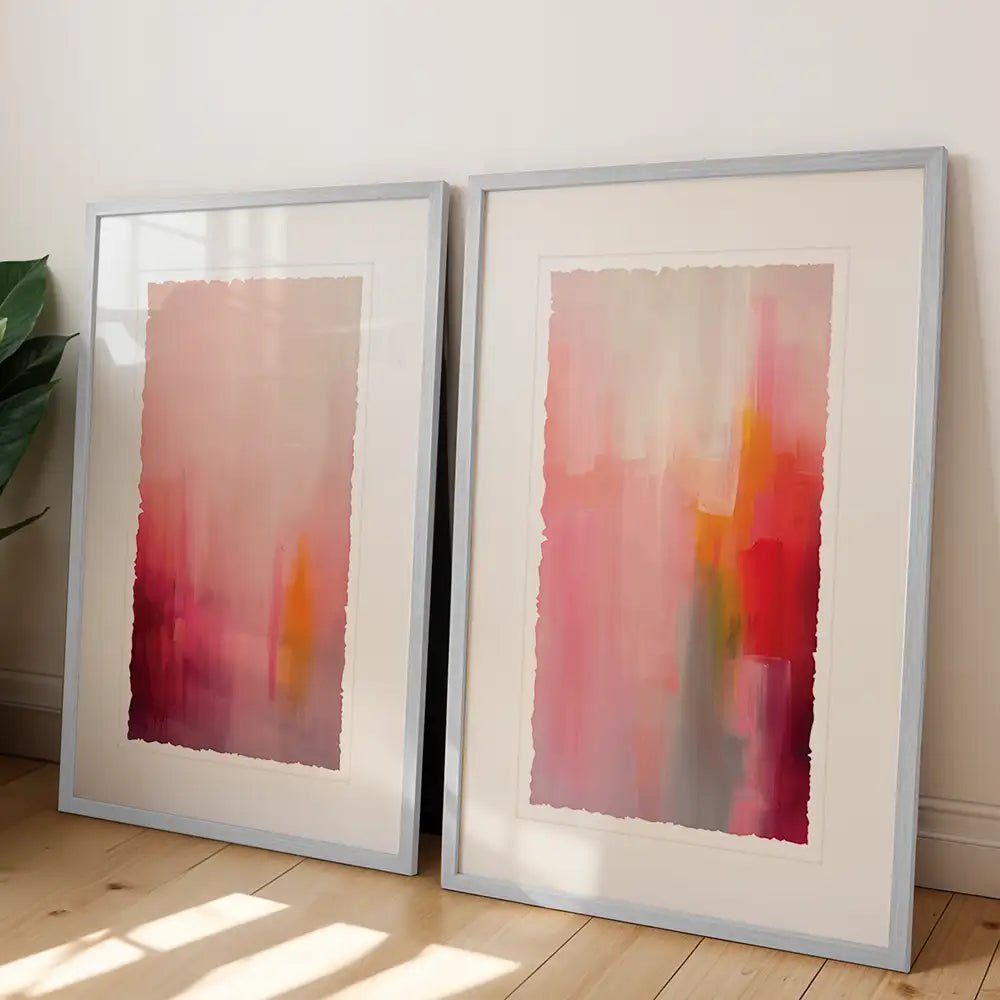 Cuadro con paspartú listo para colgar | Abstracto - DekoArte