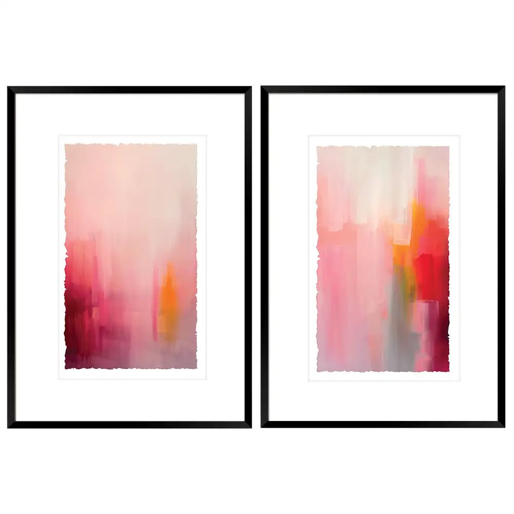 Cuadro con paspartú listo para colgar | Abstracto - DekoArte