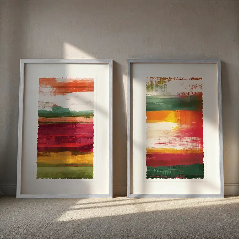 Cuadro con paspartú para colgar | Abstracto - DekoArte